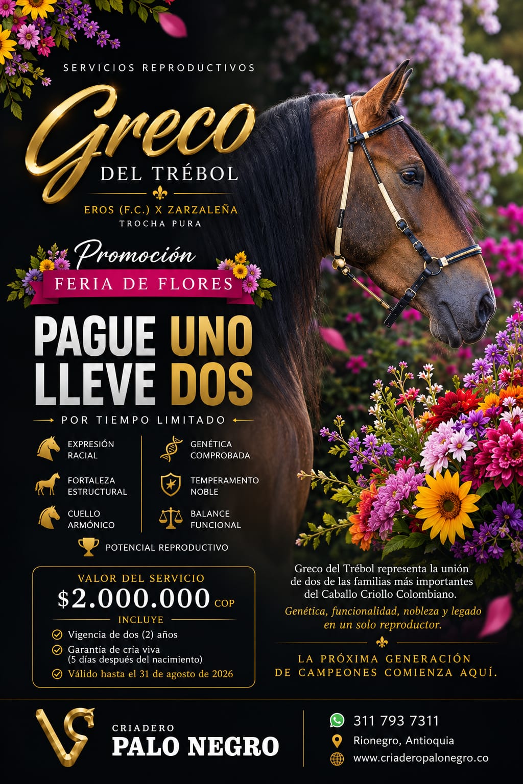 Greco del Trébol Promo 2 x 1 ( Semen )